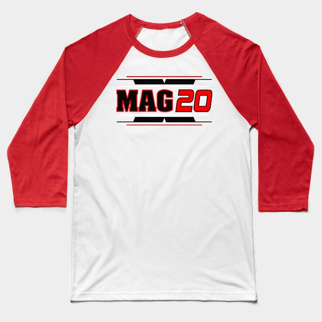 #20 MAG Logo Baseball T-Shirt by Lifeline/BoneheadZ Apparel